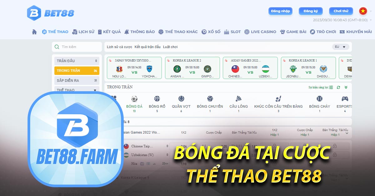 Bóng Đá Tại Cược Thể Thao BET88